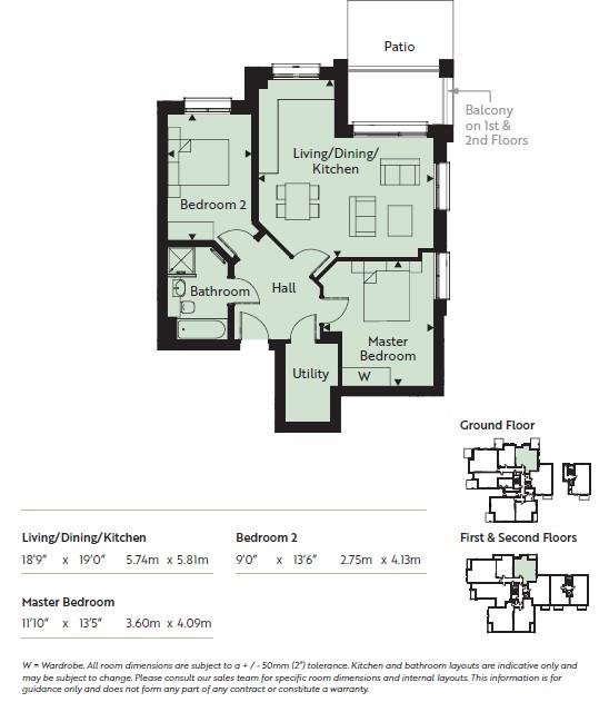Floor Plan | Flat - Retirement | 36 Lindfield Place | For Sale